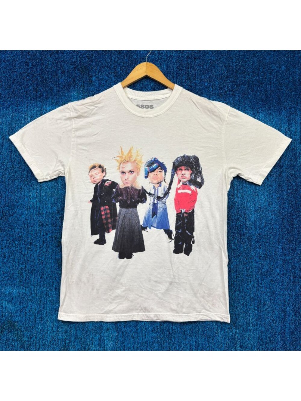 5 Seconds Of Summer Everyones Is A Star Rock White T-Shirt Size Large